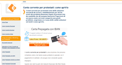 Desktop Screenshot of contocorrenteperprotestati.com